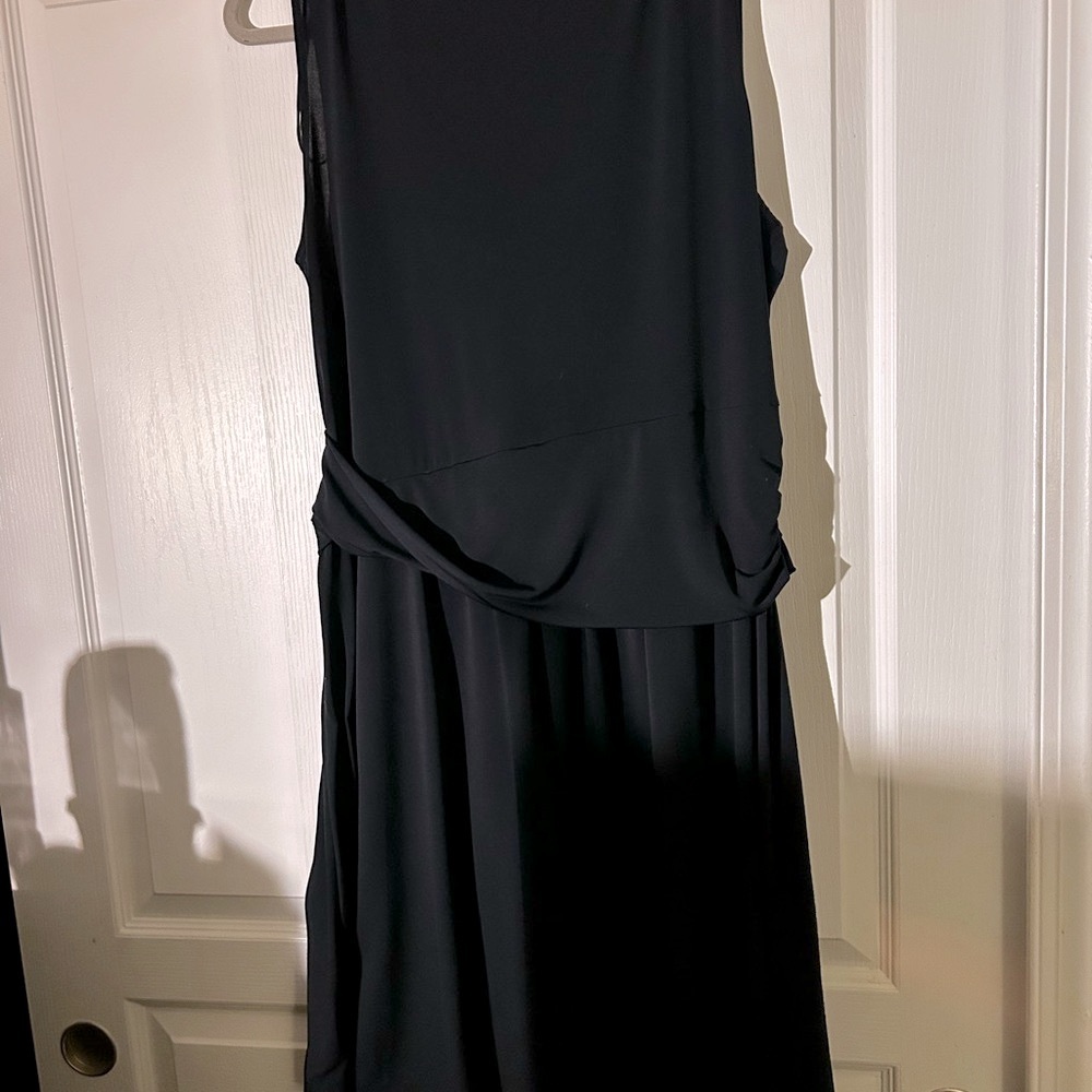 Michael Kors Classic Navy Midi Dress